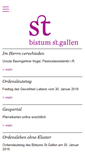 Mobile Screenshot of bistum-stgallen.ch